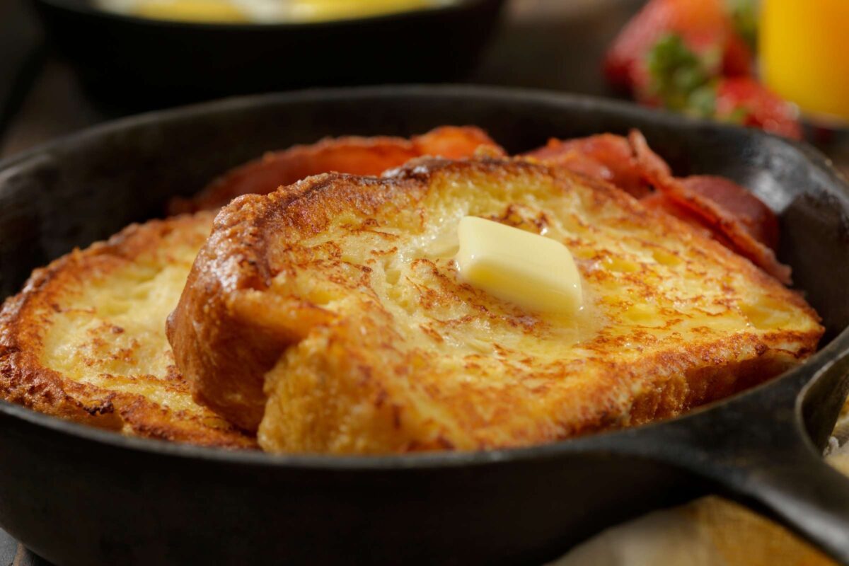 French Toast with Bacon at Davenport Catering