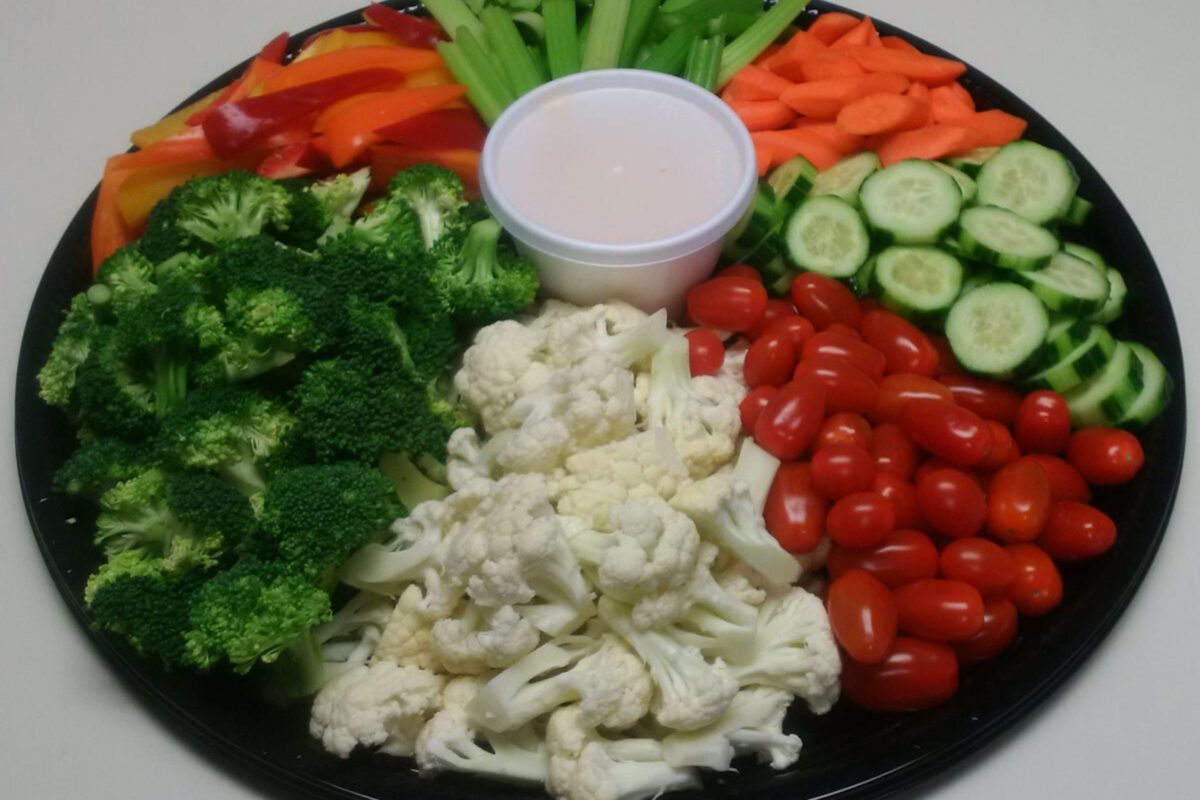Vegetable Platter by Davenport Catering